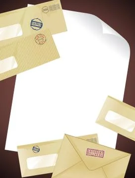 Letter Stock Illustration