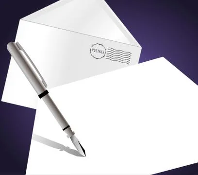 Letter Stock Illustration