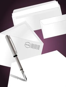 Letter Stock Illustration