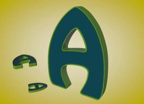 Letter A Stock Illustration