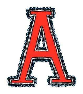 Letter a 스톡 일러스트