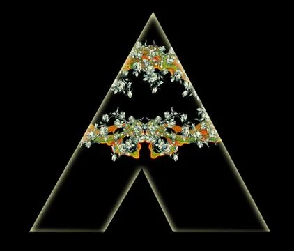 Letter a. Stock Illustration