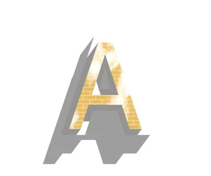 Letter A Stock Illustration