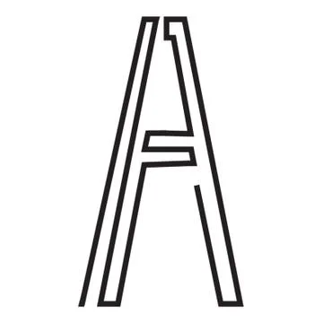 Letter a Stock Illustration