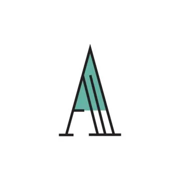 Letter A Stock Illustration