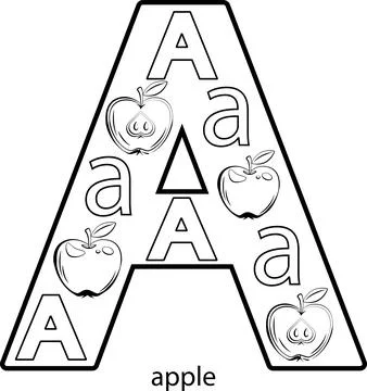 Letter A Stock Illustration