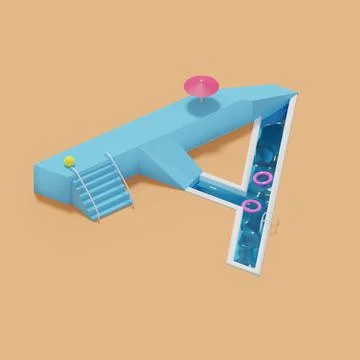 Letter A Illustrazione stock