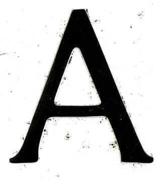 Letter A illustration Stock Photos