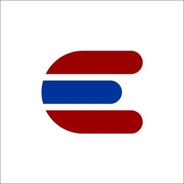 Letter Initial E Logo vector Design Template Stock Illustration