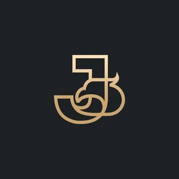 Letter J Eagle Logo , Initial Premium Design Stock Illustration