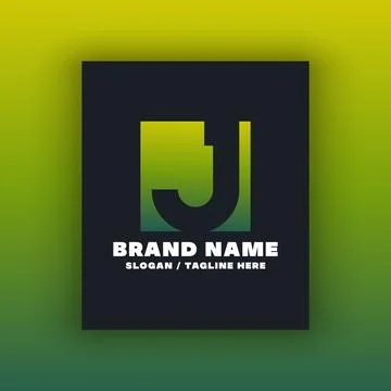 Letter J logo design template イラスト素材