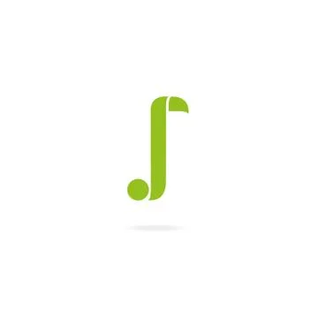 Letter J logo icon design template elements. Vector color sign. Stockillustratie