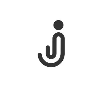 Letter J Logo Stock Illustration