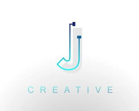 Letter J logo Stock Illustration