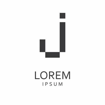 Letter J logo Stock Illustration