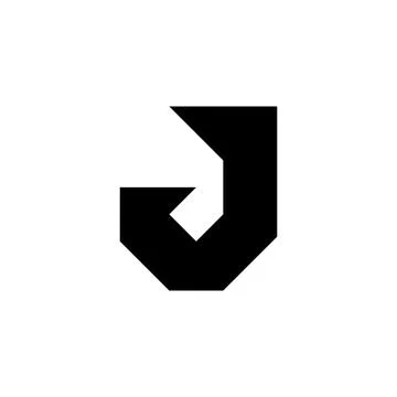 Letter J logo Stock Illustration