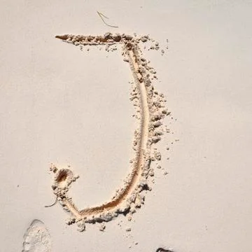 Letter j Foto stock