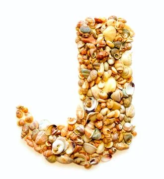 Letter j. Foto stock