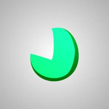 Letter J. Vector comic style font. EPS10 Illustrazione stock