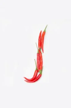 The letter J on a white background Stock Photos