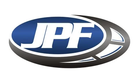 Letter JPF Modern Stock-Illustration