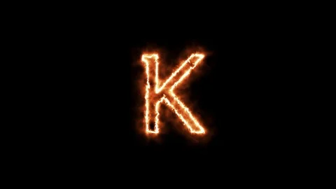 LETTER K Stock Footage 101274368
