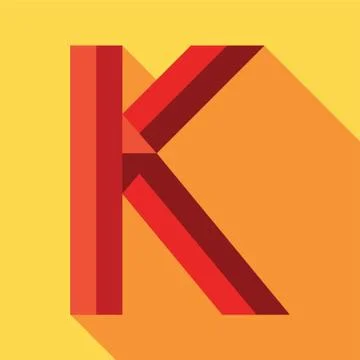 Letter K Иллюстрация