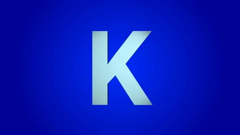 Letter K k Stock Footage 114239849