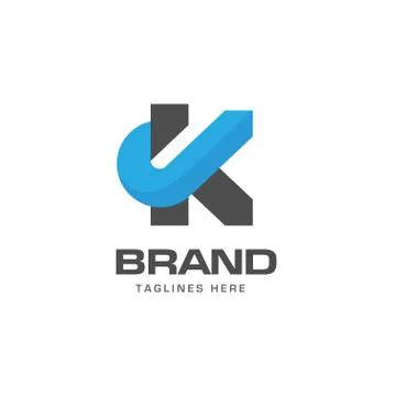 Letter K logo concept Stock Illustration