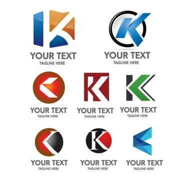 Letter K logo concept Stock Illustration