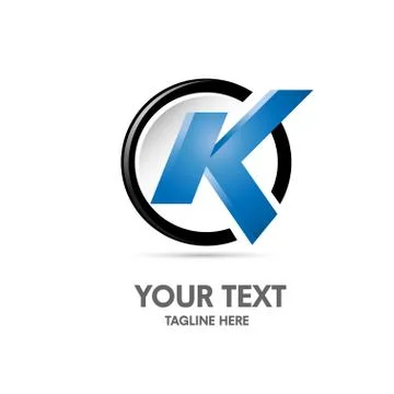 Letter k logo concept Stock Illustration