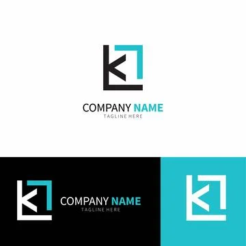Letter K Logo Design Template Stock Illustration
