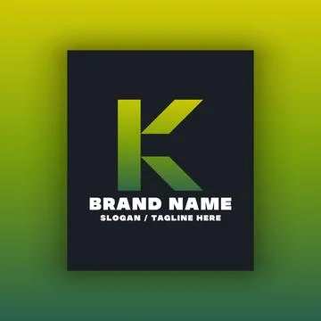 Letter K logo design template Stock Illustration