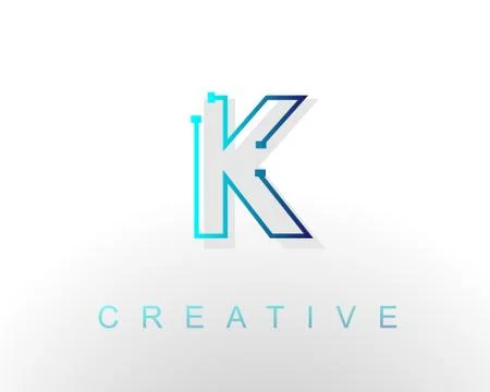 Letter K Logo Stock Illustration
