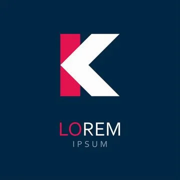 Letter K logo Stock Illustration