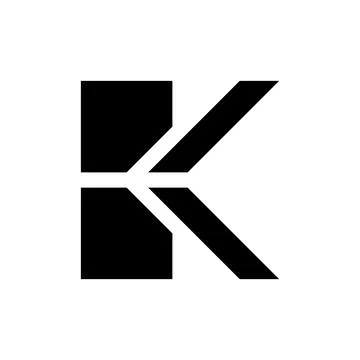 Letter K logo Stock Illustration