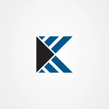 Letter K logo vector design Stock Illustration