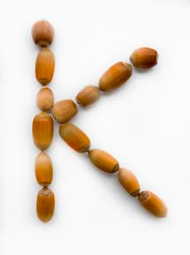 Letter k. Foto stock