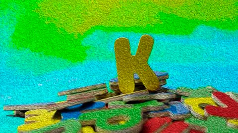 Letter K Stock Photos