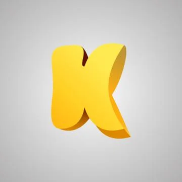 Letter K. Vector comic style font. EPS10 Stock Illustration