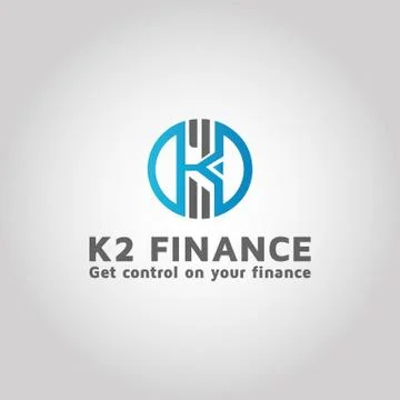 Letter K2 Vector logo design template Stock Illustration