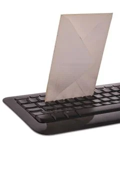 The Letter on The Keyboard Technology ?deas Stock Photos