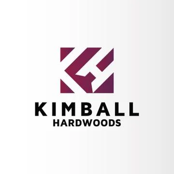 Letter KH vector logo design inspiration Stock Illustration