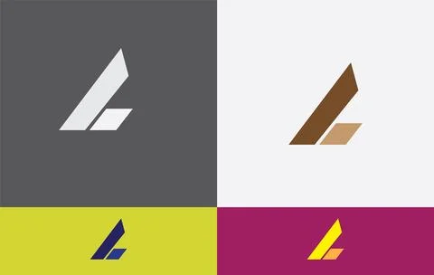 Letter L Creative  logo design brand logo design Stock Illustration