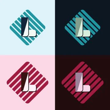 Letter L logo Stock Illustration