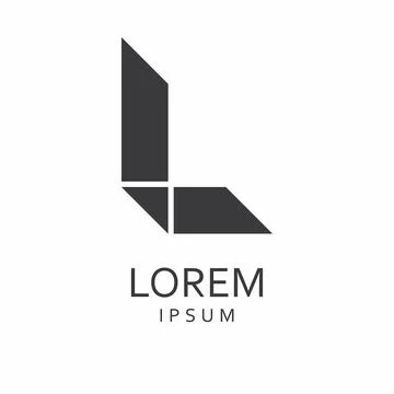 Letter L logo Stock Illustration