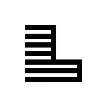 Letter L logo Stock Illustration