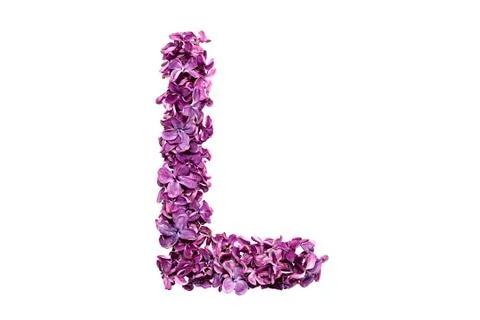 Letter L Foto stock