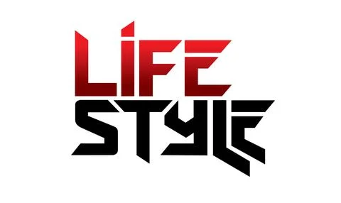 Letter life style design vector Stock Illustration