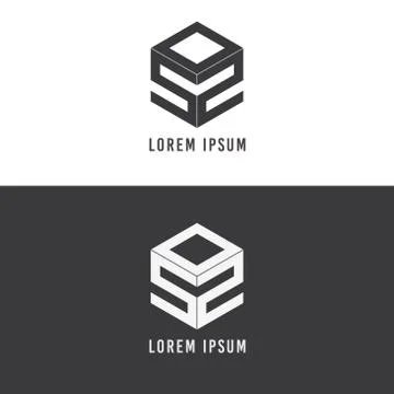 Letter logo with circle Stock Illustration